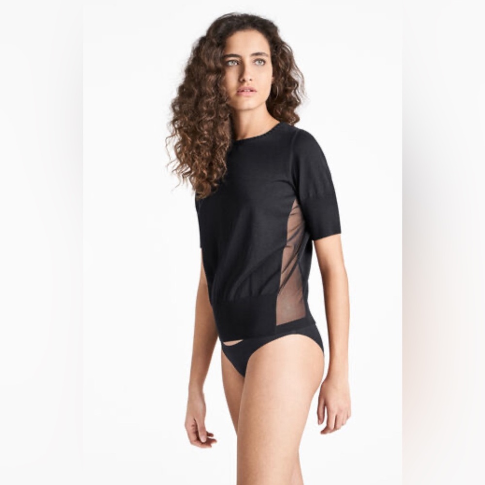 Wolford Mellow Sea Shirt size Small, black